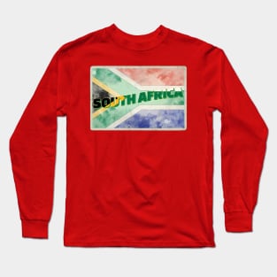 South Africa Vintage style retro souvenir Long Sleeve T-Shirt